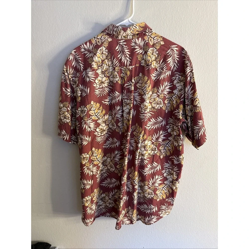 Vintage Cambridge Classic Hawaiian  Shirt Men's X Large Button Down Floral Beach